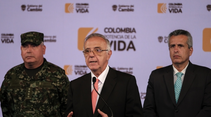 Ministro de Defensa Iván Velásquez
