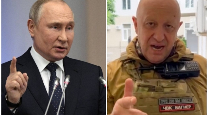 Yevgueni Prigozhin y Vladimir Putin Yevgueni Prigozhin y Vladimir Putin