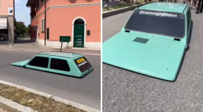 Carro más bajo del mundo