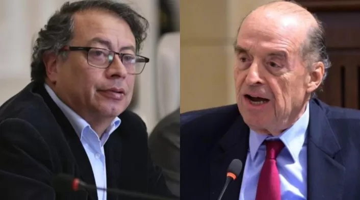 Gustavo Petro y Álvaro Leyva