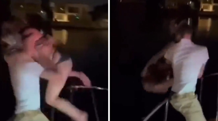 Lanzó a su amante al mar