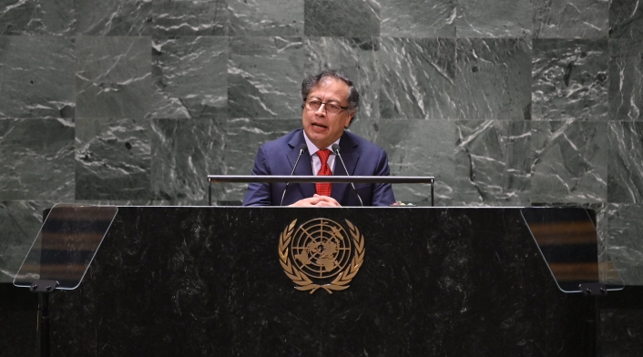 Gustavo Petro en la ONU