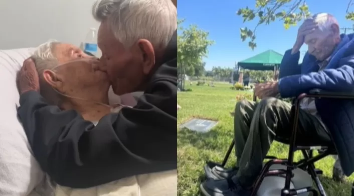 Abuelo se despide de su esposa Abuelo se despide de su esposa