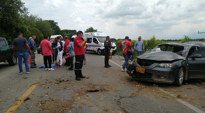 Accidente en la vía Cali- Rozo dejó como saldo una bebé sin vida.