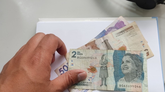Billetes colombianos