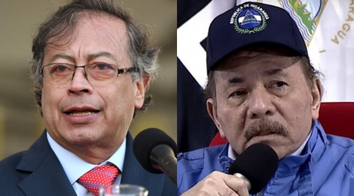 Gustavo Petro y Daniel Ortega Gustavo Petro y Daniel Ortega