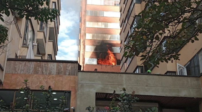 Incendio en Chapinero