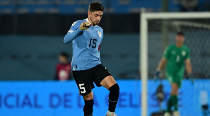 Federico Valverde, capitán de Uruguay Federico Valverde, capitán de Uruguay