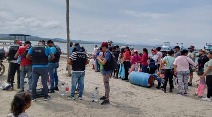 Las largas travesías por las selvas duran hasta tres días
