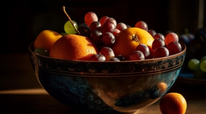 Frutas en la casa-buena energía en la casa