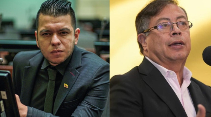 Jota Pe Hernández y Gustavo Petro Jota Pe Hernández y Gustavo Petro