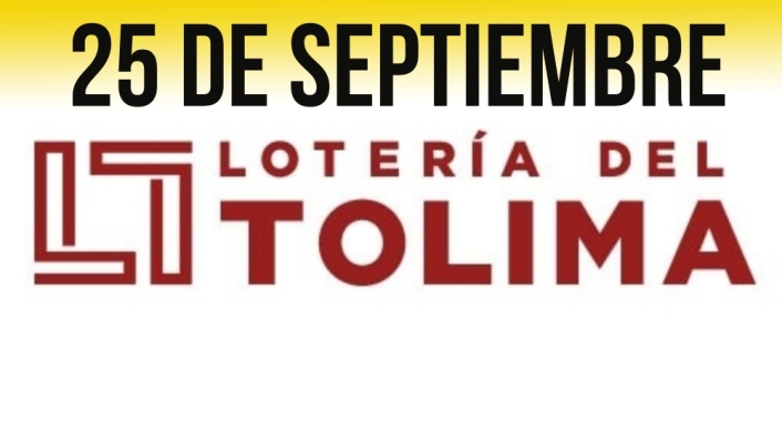 Sorteo Lotería del Tolima, 25 de septiembre de 2023 Sorteo Lotería del Tolima, 25 de septiembre de 2023