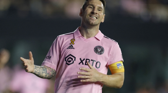 Lionel Messi, en Fort Lauderdale, Florida, en el juego de Toronto FC contra Inter Miami CF el 20 de septiembre de 2023 Lionel Messi, en Fort Lauderdale, Florida, en el juego de Toronto FC contra Inter Miami CF el 20 de septiembre de 2023