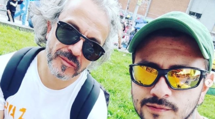 Juan Daniel Oviedo y su novio