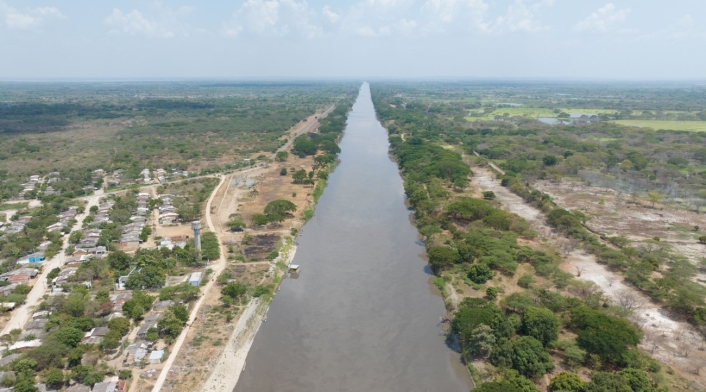 Avanza la obra de restauración del Canal del Dique Avanza la obra de restauración del Canal del Dique