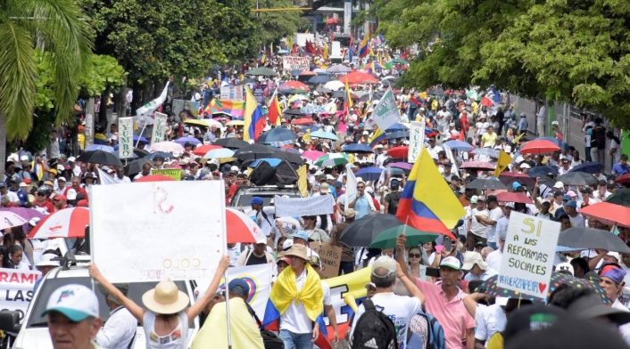 Protestas en Bogotá Protestas en Bogotá