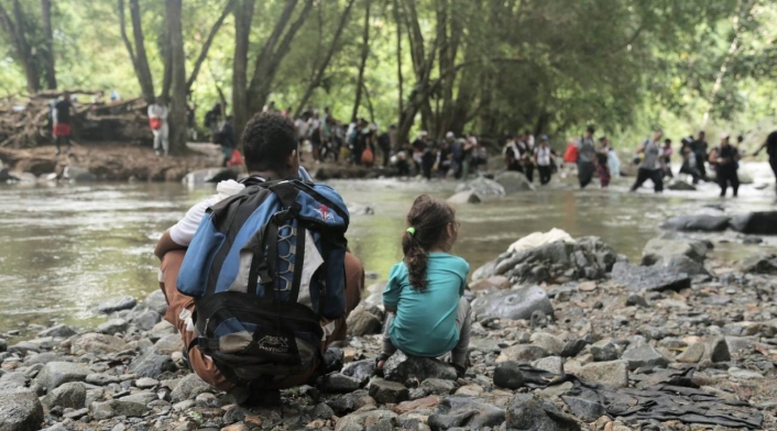 La migración en el Tapón del Darién.