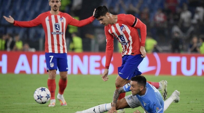 Lazio le empató al último minuto al Atlético de Madrid en Champions Lazio le empató al último minuto al Atlético de Madrid en Champions