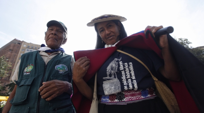 Guardia Indígena Misak se pronuncia por la toma a Revista Semana