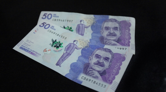 Billetes Billete de cincuenta mil pesos / Billetes / 50 mil / Pesos colombianos / Dinero / Plata / Peso Colombiano / Pesos