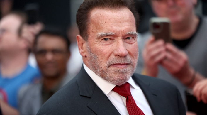 Arnold Schwarzenegger durante la premier de "FUBAR" en Los Angeles, en 2022