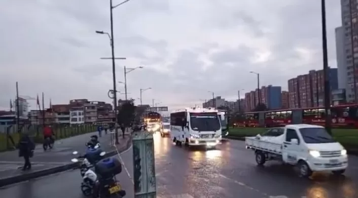 Caos en la movilidad de Bogotá Caos en la movilidad de Bogotá