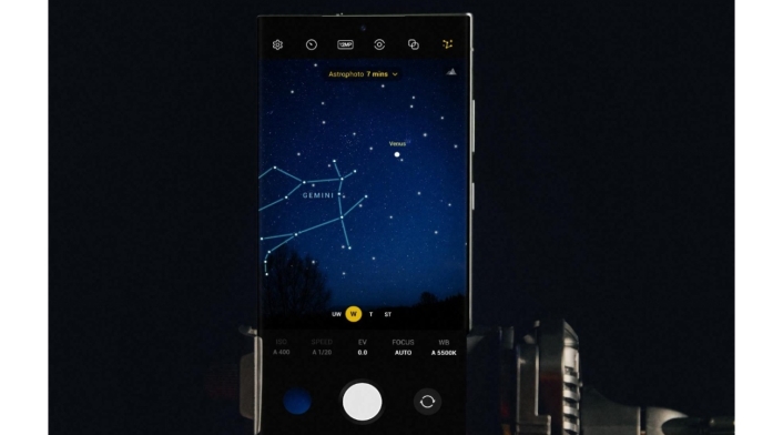 foto a las estrellas - luna