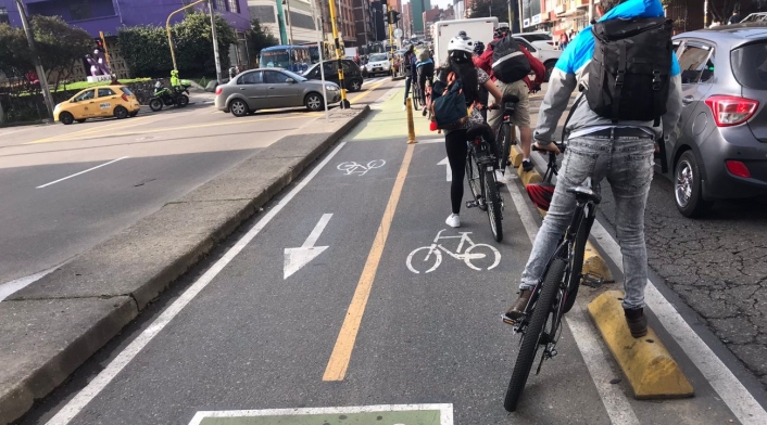 Bicicarril de la Séptima en Bogotá Bicicarril de la Séptima en Bogotá