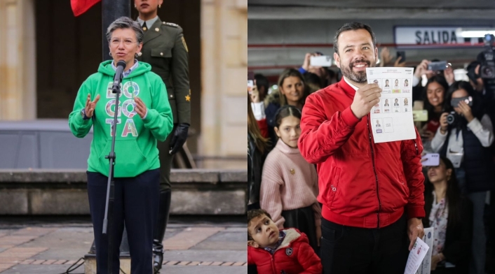 Claudia López y Carlos Fernando Galán Claudia López y Carlos Fernando Galán