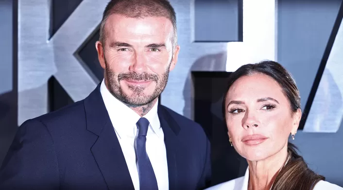 David Beckham y Victoria Beckham David Beckham y Victoria Beckham durante el estreno del documental 'Beckham' el 3 de octubre de 2023