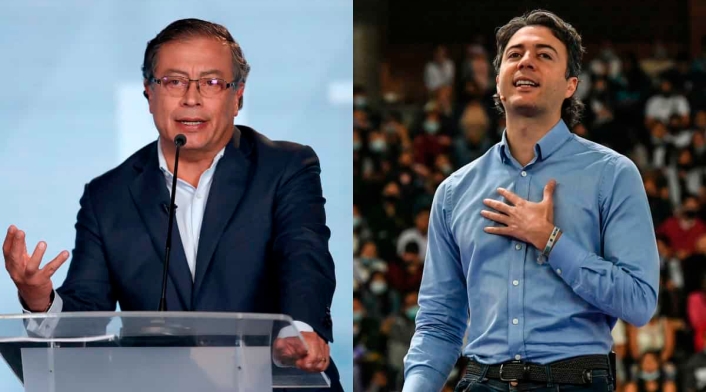 Gustavo Petro y Daniel Quintero Gustavo Petro y Daniel Quintero