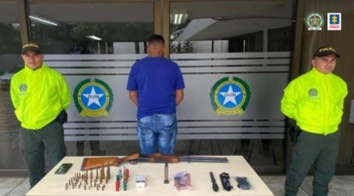 Captura traficante de armas