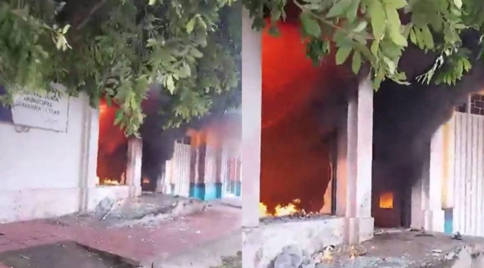 Incendian sede de la Registraduría en Gamarra, Cesar