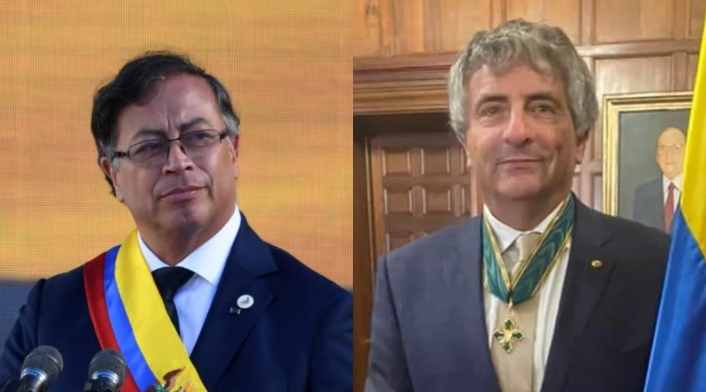 Marcos Peckel y Gustavo Petro Marcos Peckel y Gustavo Petro