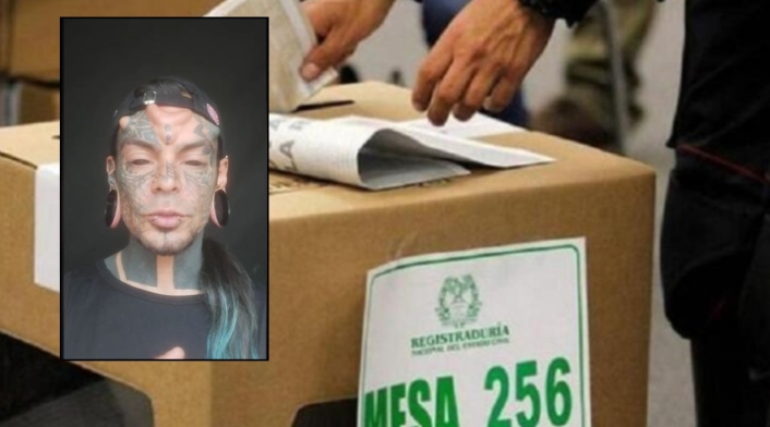 Comparan a candidato al concejo con el diablo: tiene cuernos y los ojos tatuados