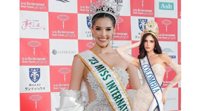 Andrea Rubio y Sofía Osío, en el Miss Internacional 2023 La venezolana Andrea Rubio ganó el Miss Internacional 2023