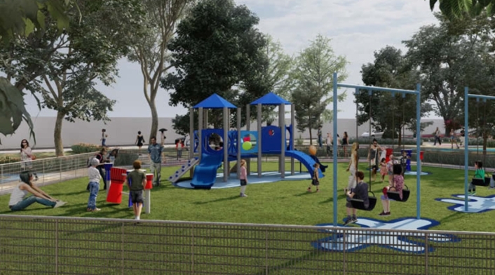 Elsa Noguera habla del nuevo Parque Central de Ponedera Elsa Noguera habla del nuevo Parque Central de Ponedera