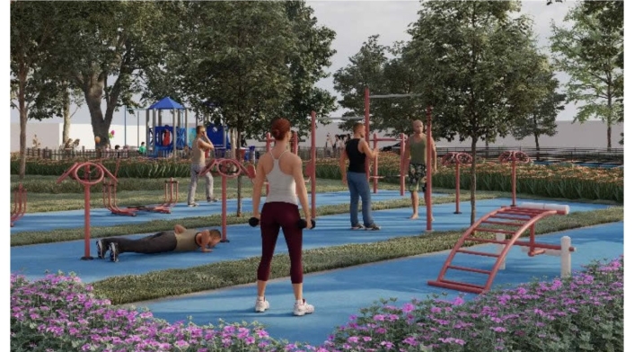 Elsa Noguera habla del nuevo Parque Central de Ponedera Elsa Noguera habla del nuevo Parque Central de Ponedera