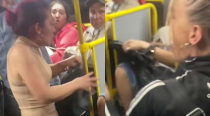 Pelea en TransMilenio Pelea en TransMilenio