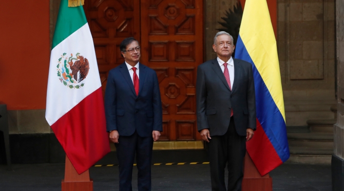 Gustavo Petro y AMLO Gustavo Petro y AMLO