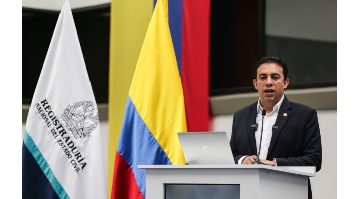 Registrador Alexander Vega Registrador Alexander Vega hablando de las elecciones territoriales 2023
