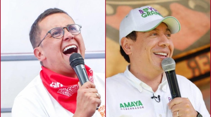 Rodrigo Rojas Lara y Camilo Amaya, candidatos a la Gobernación de Boyacá Rodrigo Rojas Lara y Camilo Amaya, candidatos a la Gobernación de Boyacá