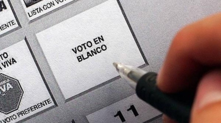 Voto en blanco Voto en blanco