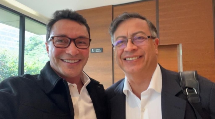 Carlos Caicedo y Gustavo Petro