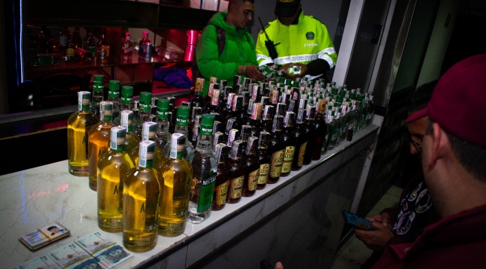 Licor adulterado