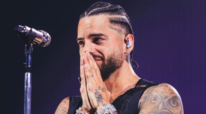 Maluma y su reacción al enterarse de que sería papá de una niña Maluma en concierto