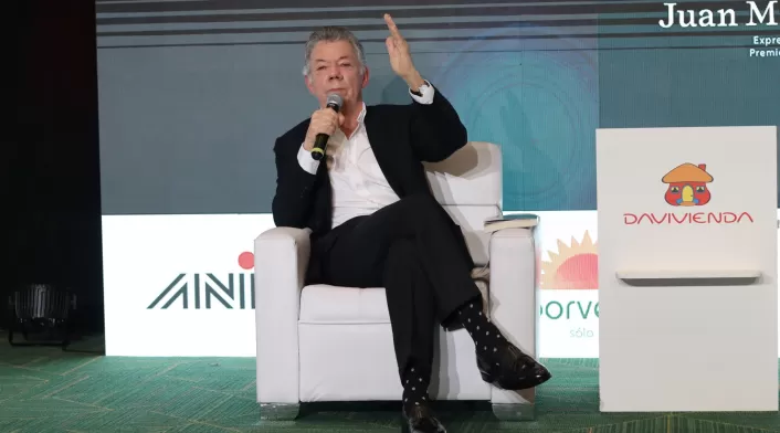 Expresidente y Nobel de Paz, Juan Manuel Santos.