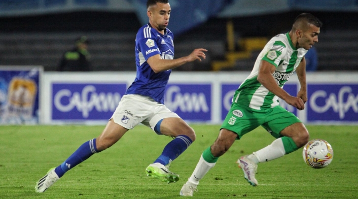 Millonarios enfrenta a Nacional en juego válido por la final - Ida de la Copa BetPlay en el estadio Nemesio Camacho El Campin.
