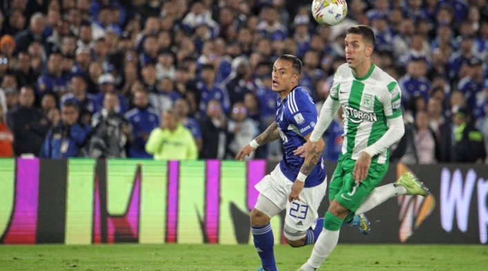 Millonarios enfrenta a Nacional en juego válido por la final - Ida de la Copa BetPlay en el estadio Nemesio Camacho El Campin.