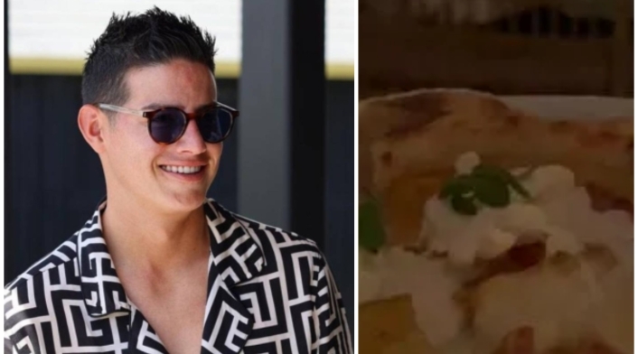 Gusano en comida del restaurante de James Rodríguez VIDEO Gusano en comida del restaurante de James Rodríguez VIDEO
